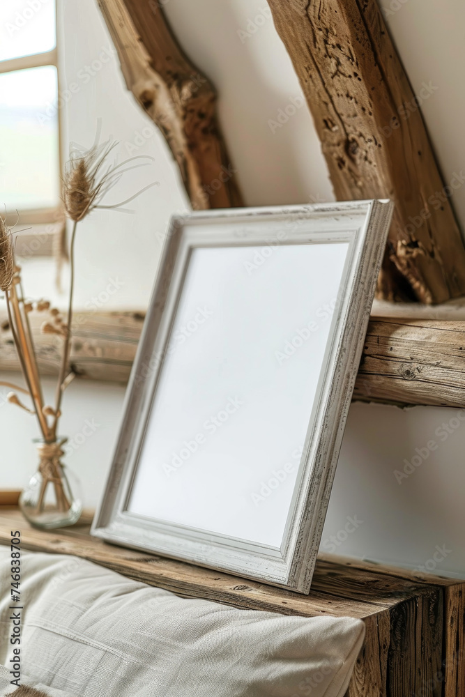 Vertical Empty Frame Mockup., Frame blank mock up Vertical Empty Frame Mockup., Frame blank mock up