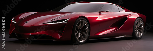 Highlighting the Grandeur of an Elite Japanese Sports Car Model in its Vibrant Glory and Technological Prowess © Jean