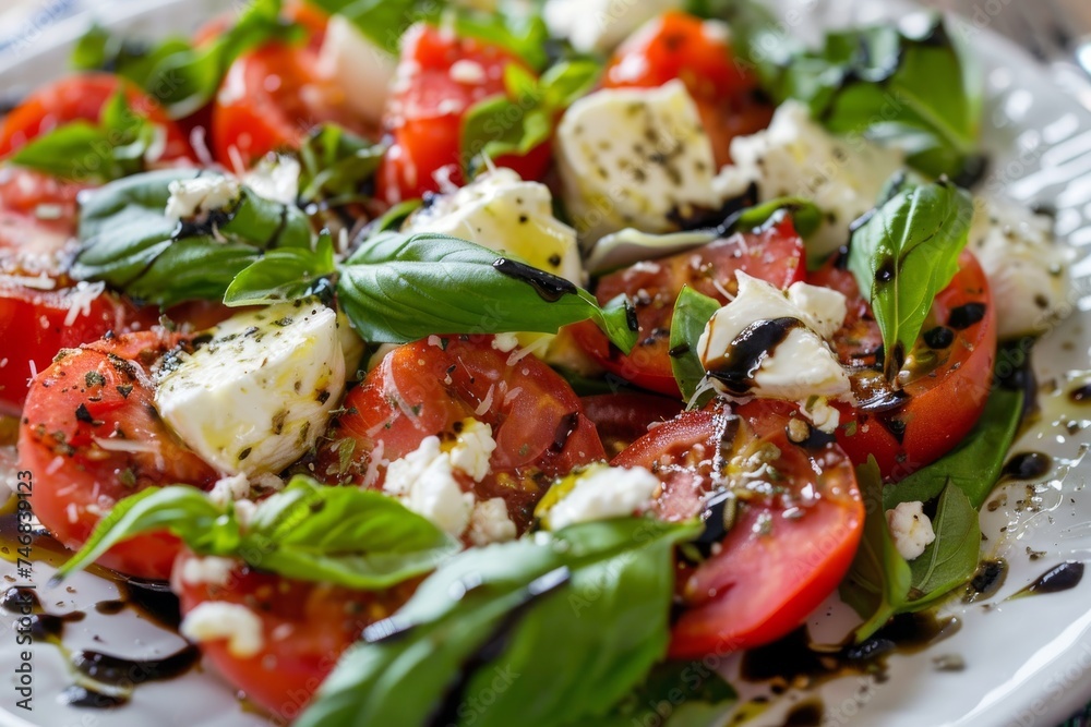 Classic Italian tomato and mozzarella salad Classic Italian tomato and mozzarella salad