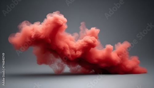 explosion with smoke