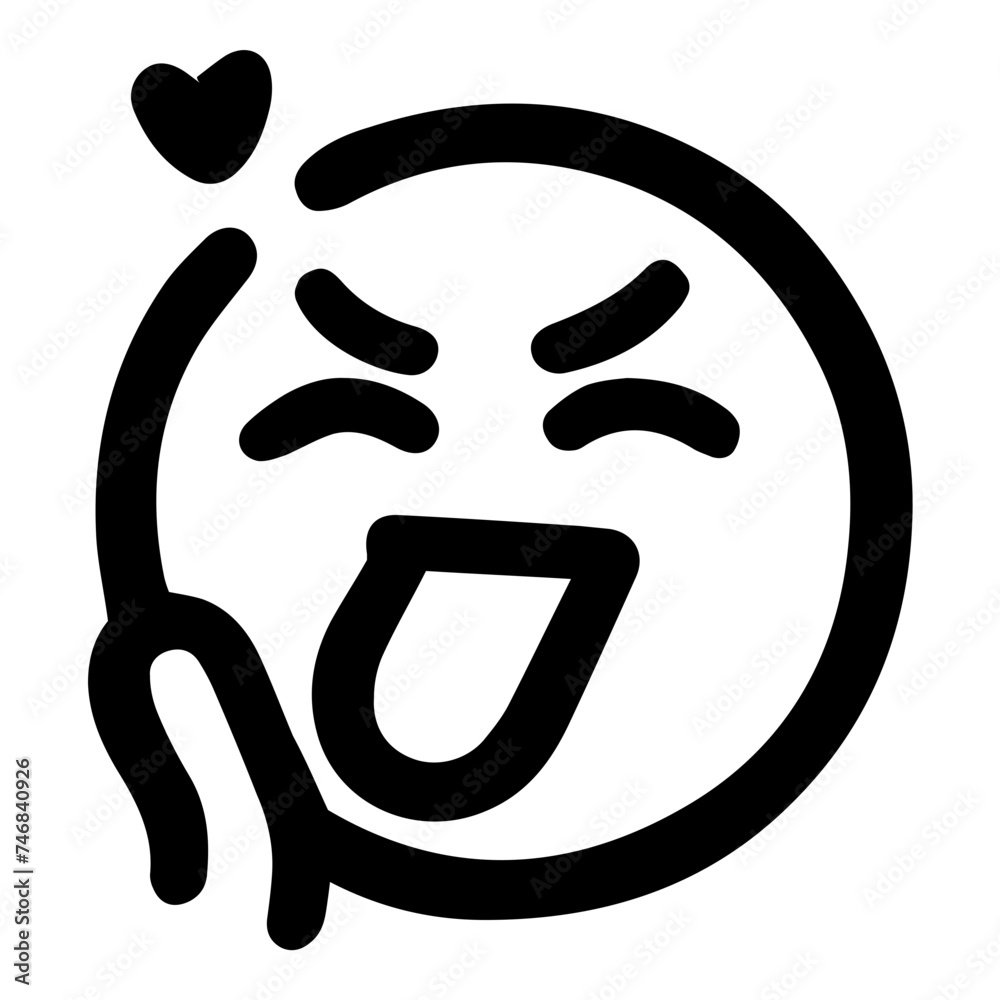 Joyful Hand Drawn Smiley Face Emoji Vector Icons for Crafts and Chat Apps Joyful Hand Drawn Smiley Face Emoji Vector Icons for Crafts and Chat Apps