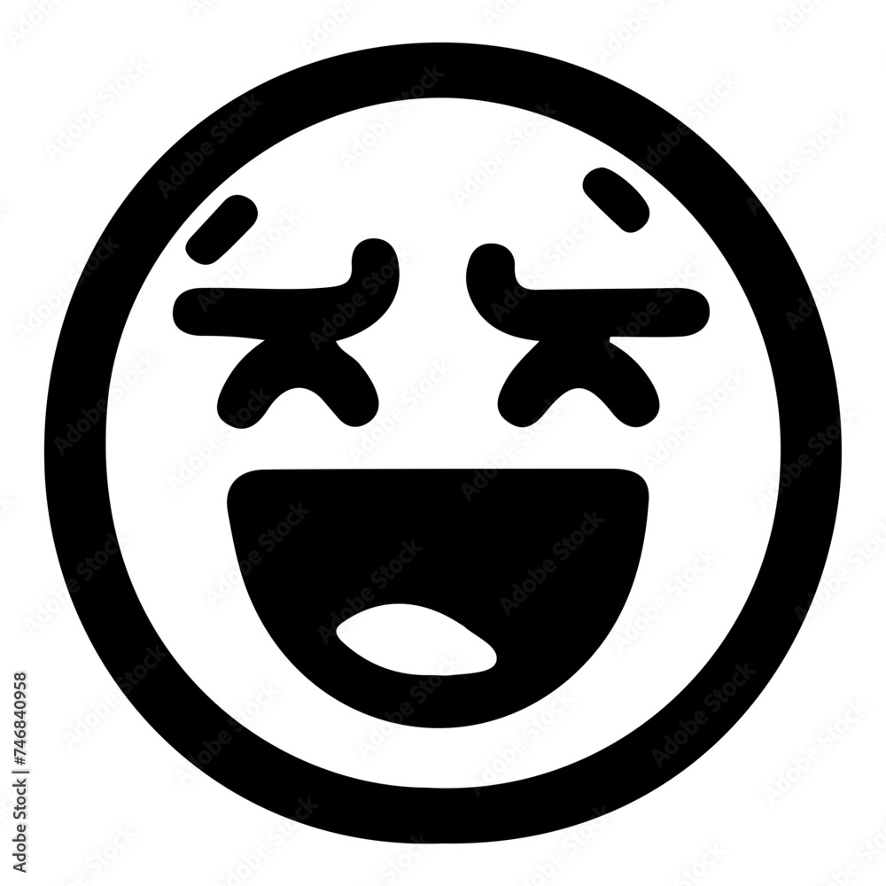 Joyful Hand Drawn Smiley Face Emoji Vector Icons for Crafts and Chat Apps Joyful Hand Drawn Smiley Face Emoji Vector Icons for Crafts and Chat Apps