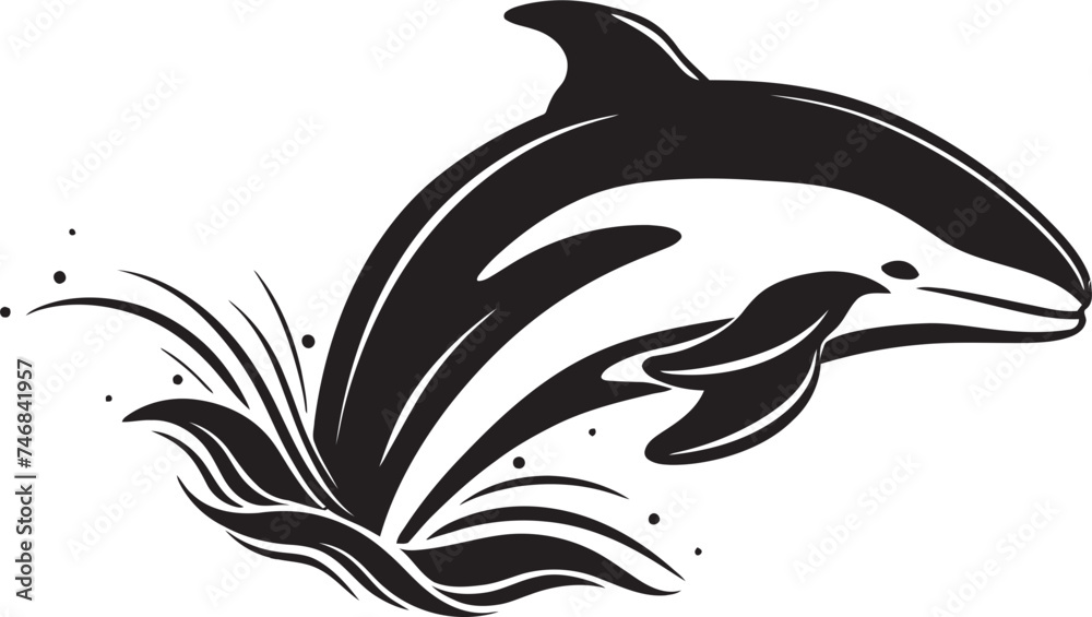 Aqua Allegiance Whale Emblem in Vector Oceanic Opus Iconic Whale Logo Design Aqua Allegiance Whale Emblem in Vector Oceanic Opus Iconic Whale Logo Design