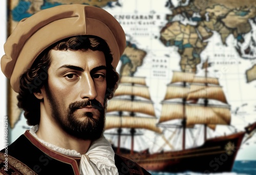 Amerigo Vespucci was an Italian navigator, explorer and cartographer, He was the first to understand that the Indies of Columbus were a new continent, generative ai