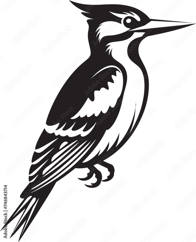 Rustic Rhythm Iconic Woodpecker Emblematic Symbol Plumage Percussion Woodpecker Symbol Design Rustic Rhythm Iconic Woodpecker Emblematic Symbol Plumage Percussion Woodpecker Symbol Design