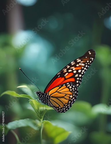 butterfly on a flower © Faris
