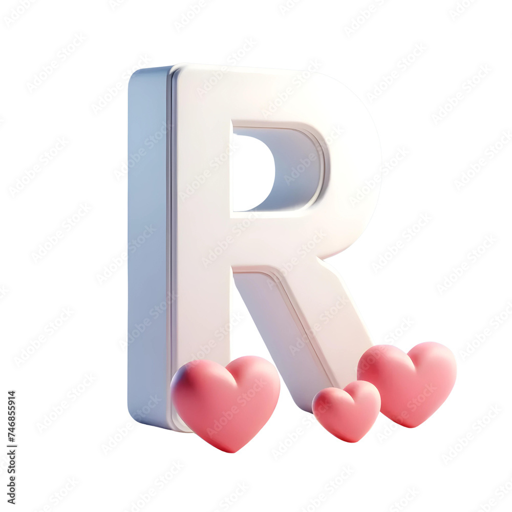 3D Letter R 3D Letter R