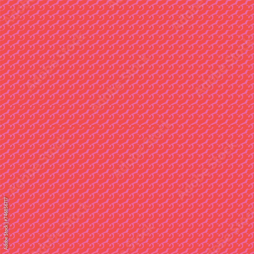 Red Fabric Texture Background Pattern