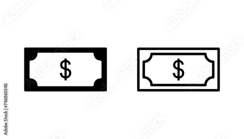 Money icon set. Money vector icon.