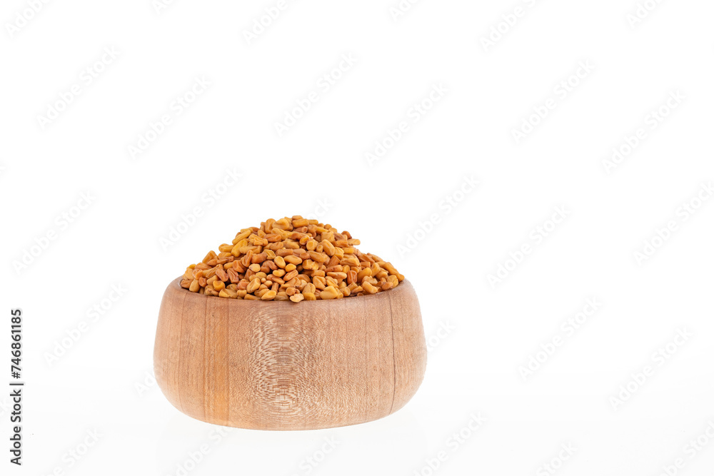 Raw fenugreek seeds - Trigonella foenum - graecum Raw fenugreek seeds - Trigonella foenum - graecum