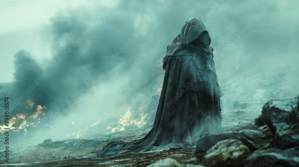 Cinematic photo of a Warlock Cinematic photo of a Warlock