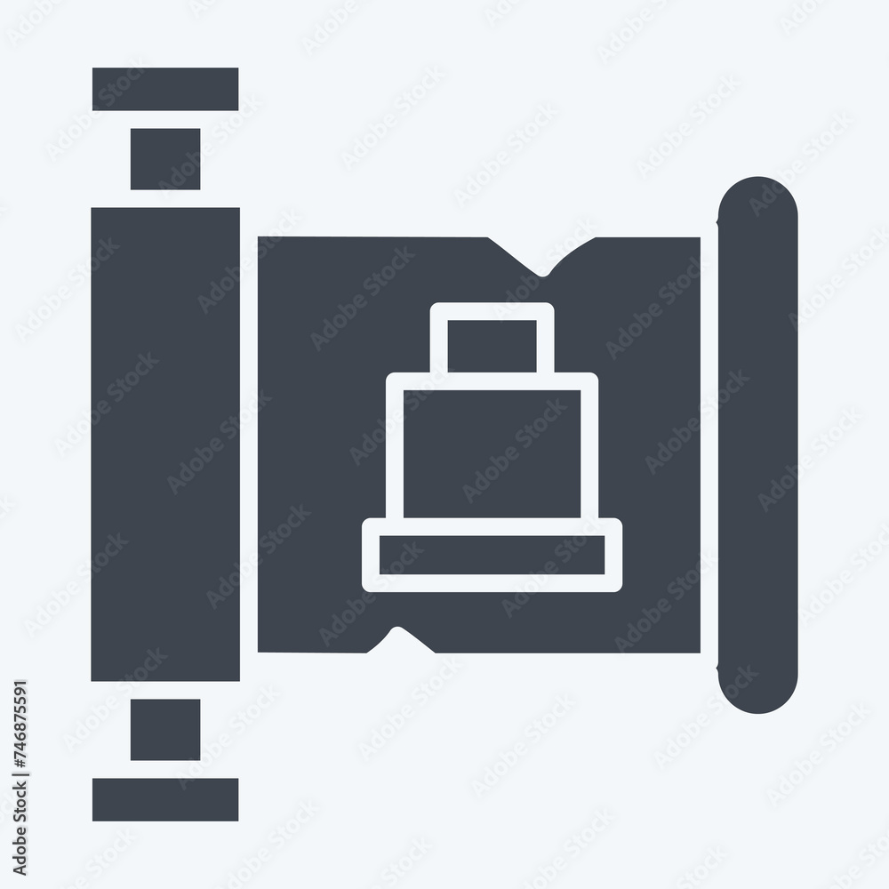 Icon History. related to Prehistoric symbol. glyph style. simple design editable. simple illustration Icon History. related to Prehistoric symbol. glyph style. simple design editable. simple illustration