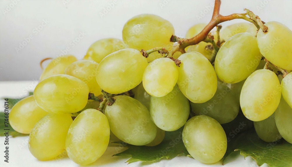 Green grapes isolated white background
Green grapes isolated white background