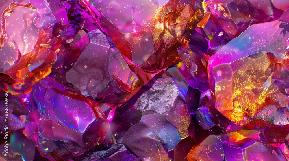 Vibrant Amethyst Crystal Cluster Macro Shot for Healing, Meditation, and Jewelry Concepts Vibrant Amethyst Crystal Cluster Macro Shot for Healing, Meditation, and Jewelry Concepts