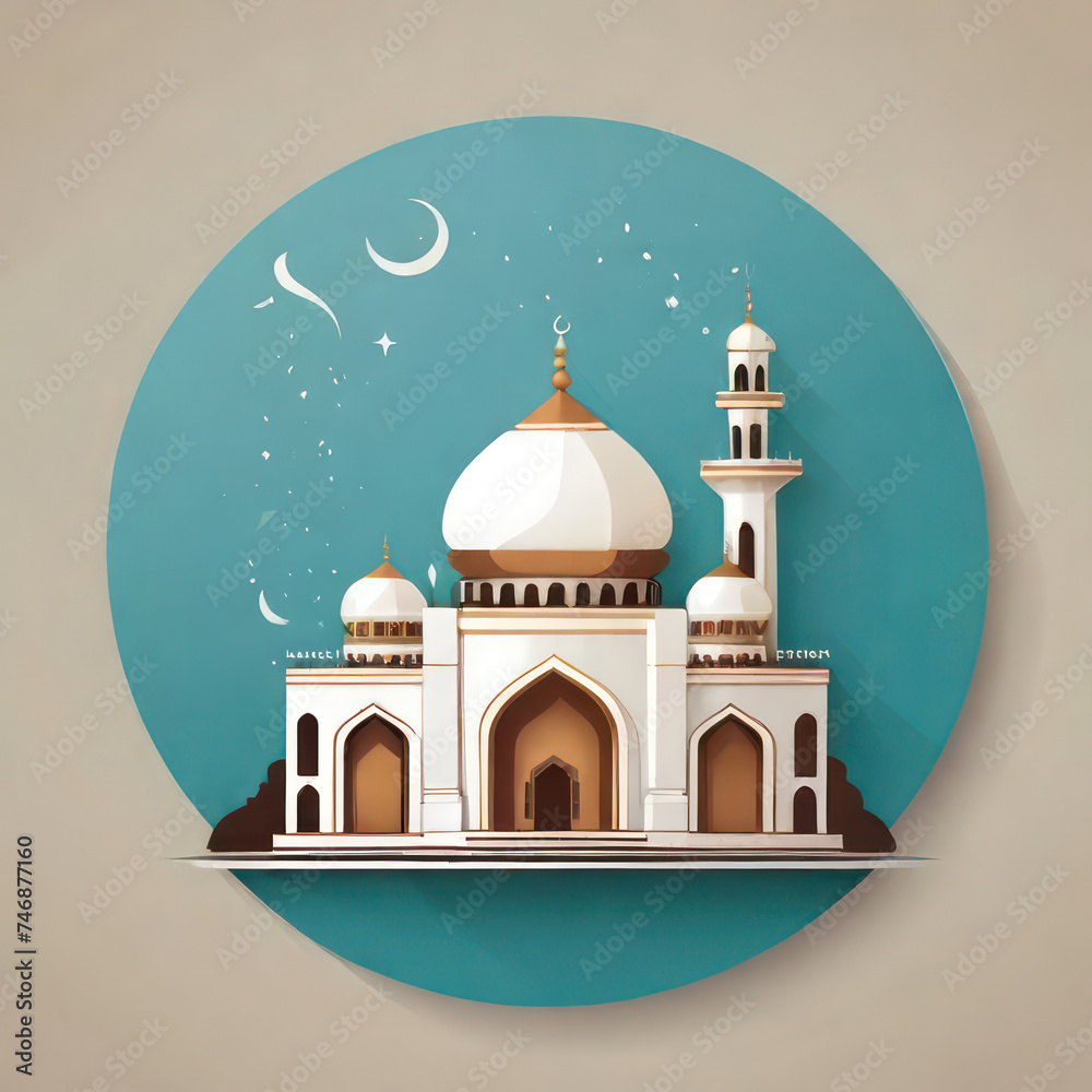 ramadan illustration of a mosque or Ramadhan illustration of a mosque or ramadan icon mosque or ramadhan icon mosque