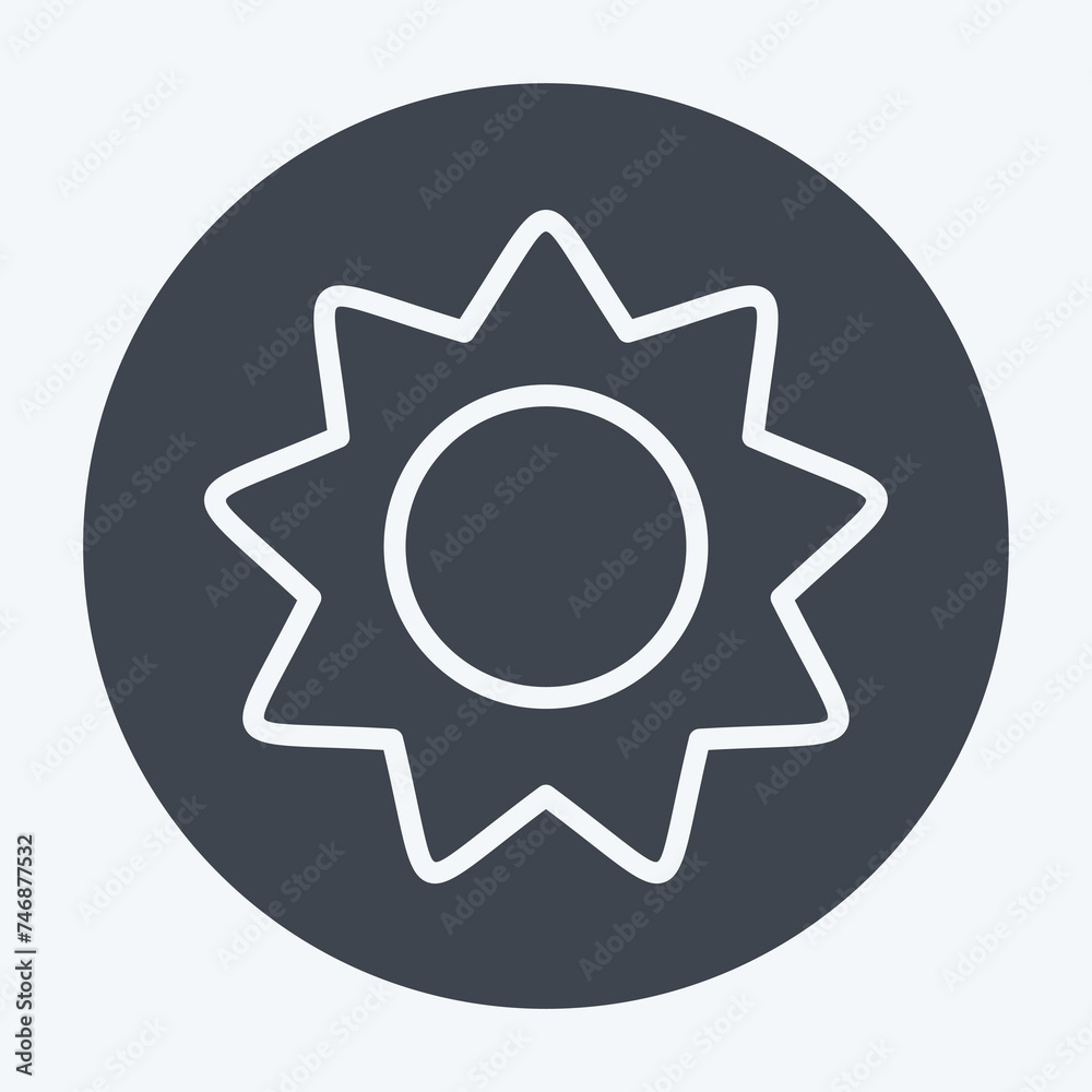 Icon Donut. related to Coffee symbol. glyph style. simple design editable. simple illustration Icon Donut. related to Coffee symbol. glyph style. simple design editable. simple illustration