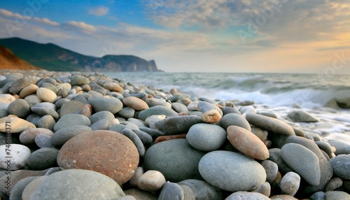 Pebbles on the Black Sea coast 