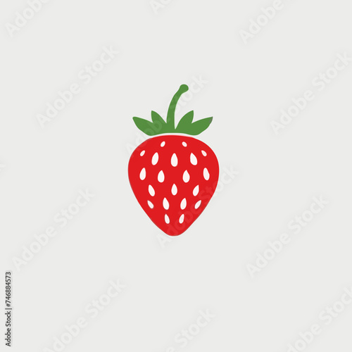 strawberry isolated on white background
