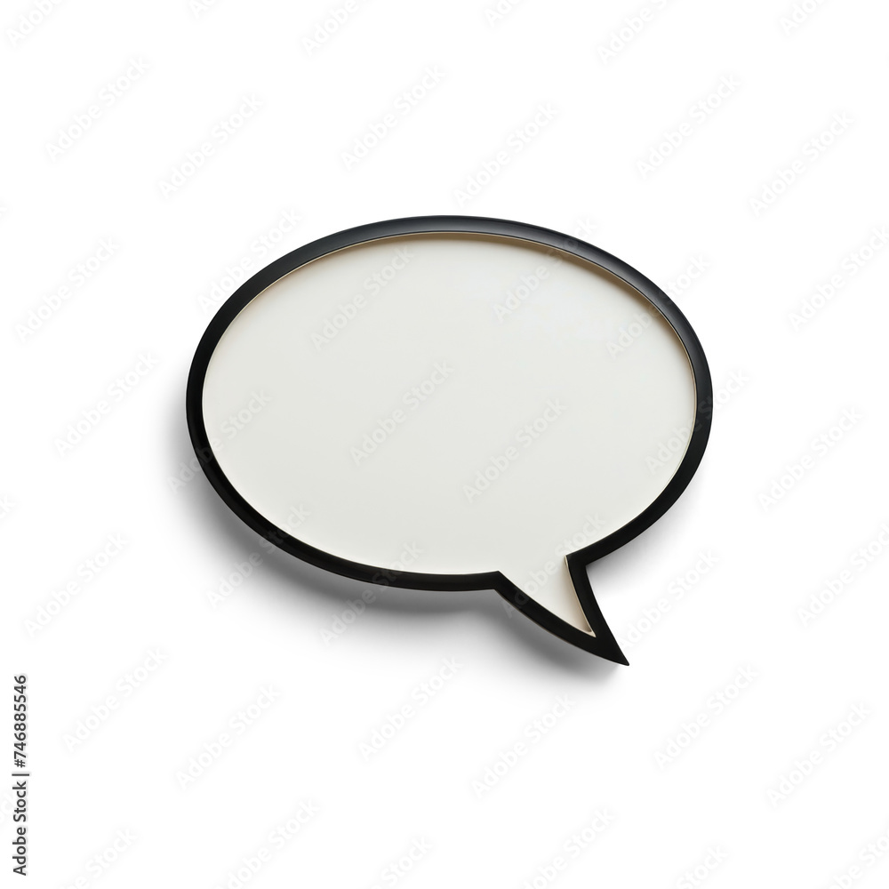 Empty Speech Bubble on Transparent Background Empty Speech Bubble on Transparent Background