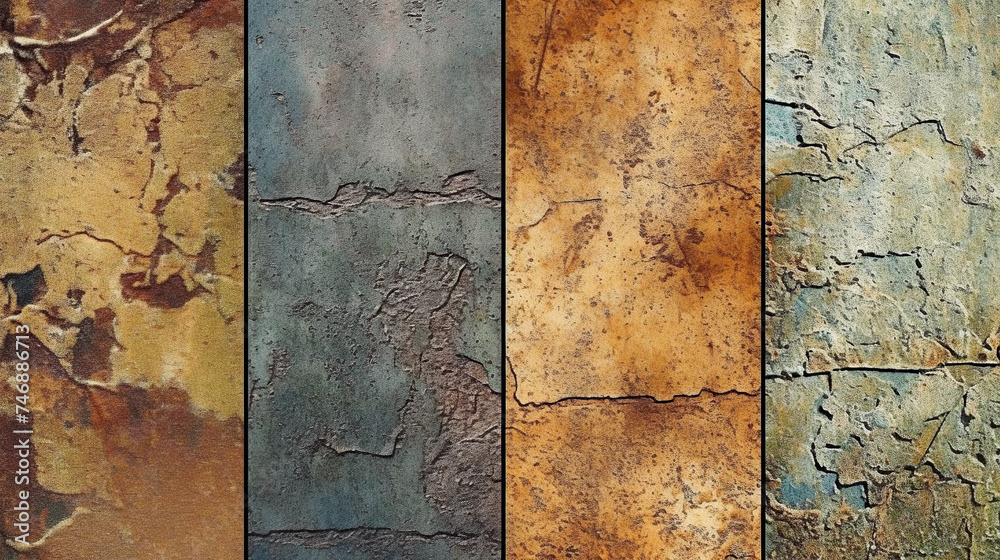 Rust and Painted Metal Texture