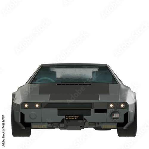 Foto car isolated on white background