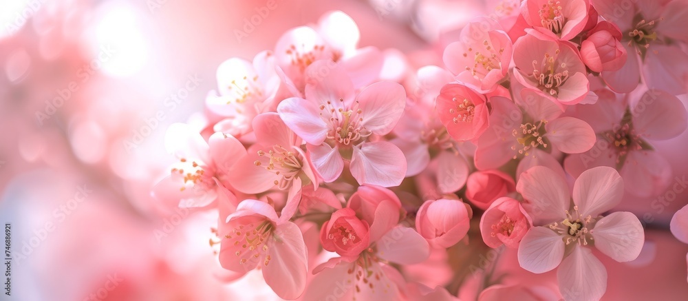 Pastel Pink Floral Wallpapers Collection with Abstract and Dreamy Blossoms