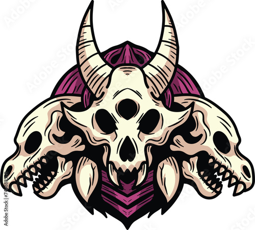 Skull skeleton animal beast
