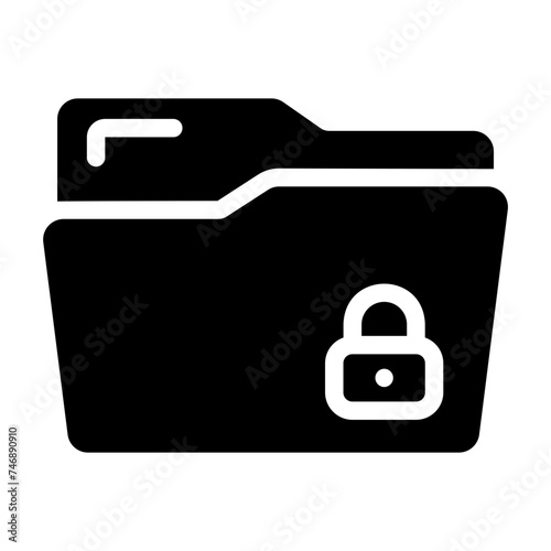 secure data Solid icon