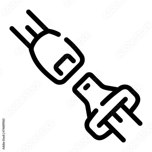 seat belt Line Icon