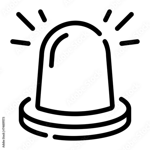 siren Line Icon