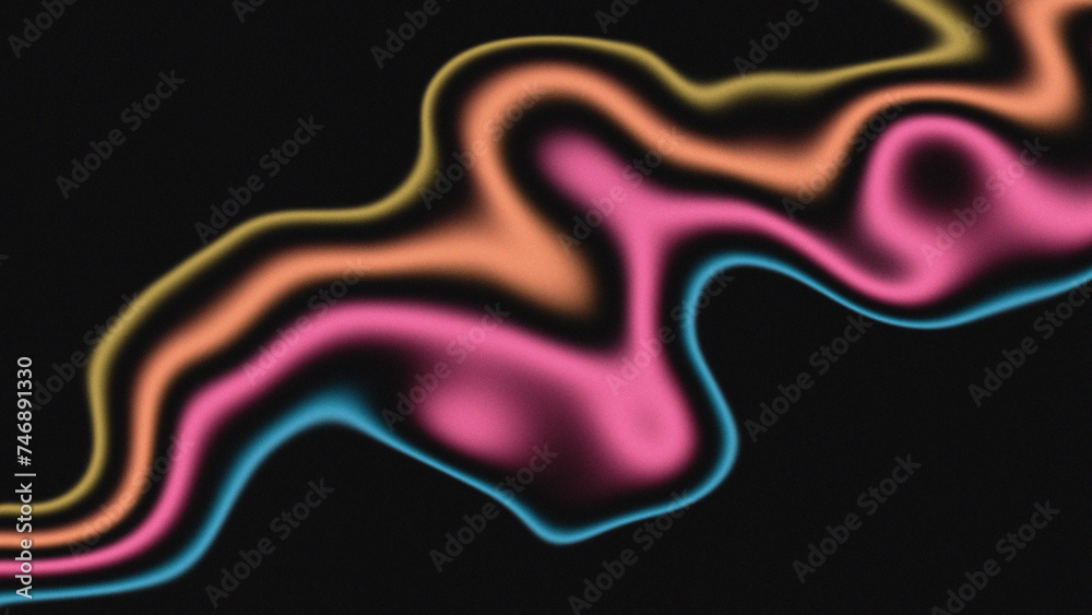 80s, 90s, neon light Abstract gradient colorful background with lines, noise, grain, blur, rainbow, background, wallpaper