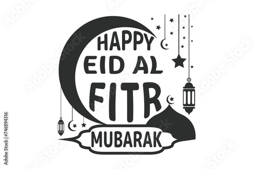 Eid Al Fitr Typography Design, Eid Day, My First Eid, Eid Mubarak, Islamic Typography, Eid Al Fitr, Islamic calligraphy, Calligraphy Design, Logo Design, Graphic Design, Vector Design, Digital Design photo