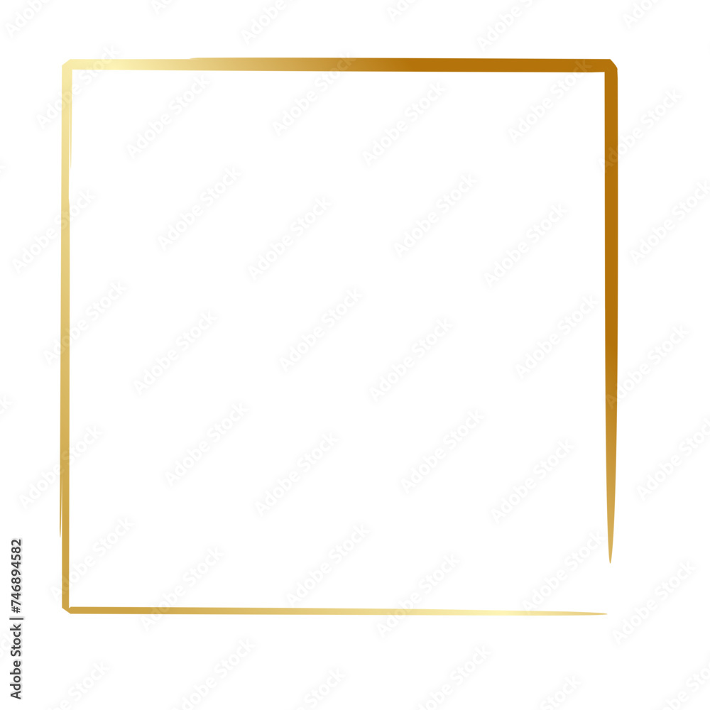 Golden frame, golden border, certificate corner Golden frame, golden border, certificate corner
