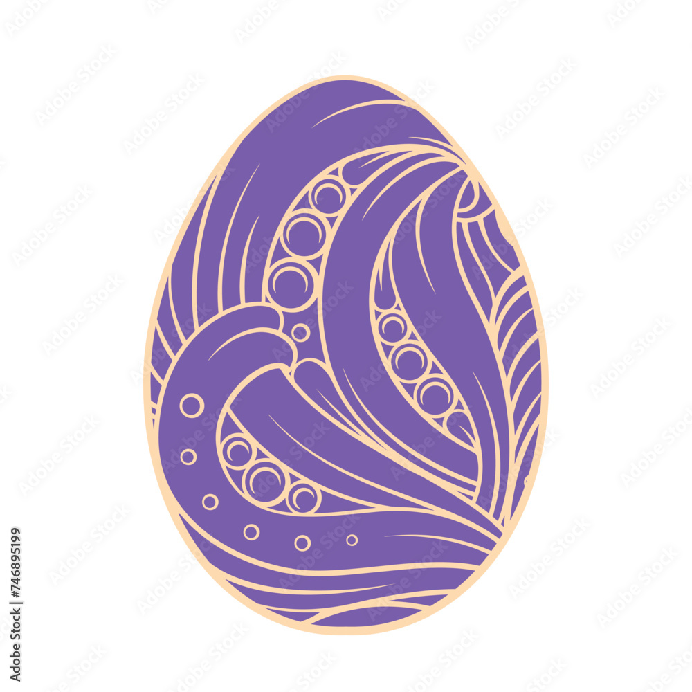 Intricate colorful easter egg mandala Intricate colorful easter egg mandala