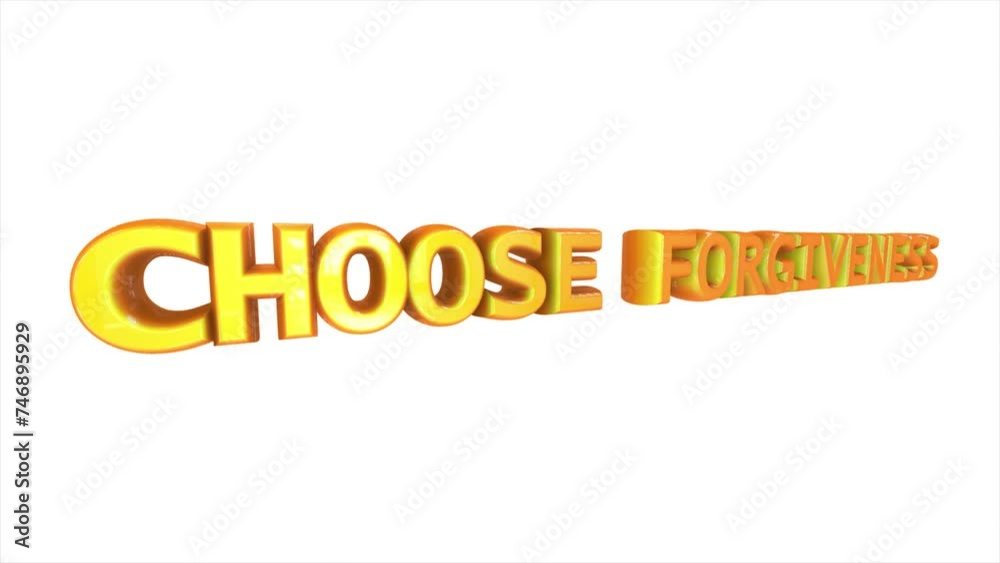 The golden Choose Forgiveness text on black luxury background The golden Choose Forgiveness text on black luxury background
