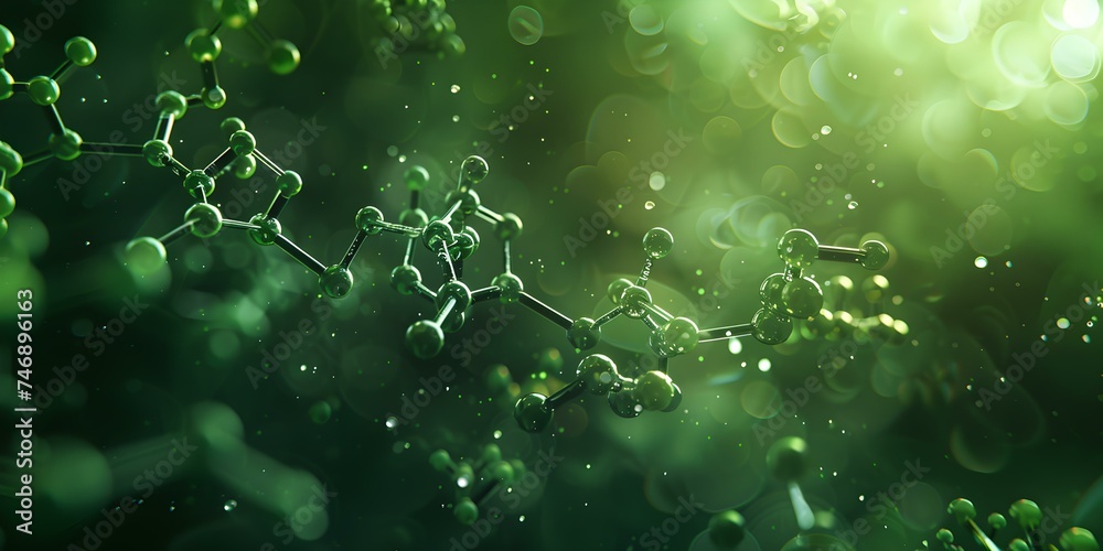The Evolution of Green Chemistry Processes in Sustainable Solid Product Manufacturing. Concept Green Chemistry, Sustainability, Solid Product Manufacturing, Evolution, Processes - obrazy, fototapety, plakaty 