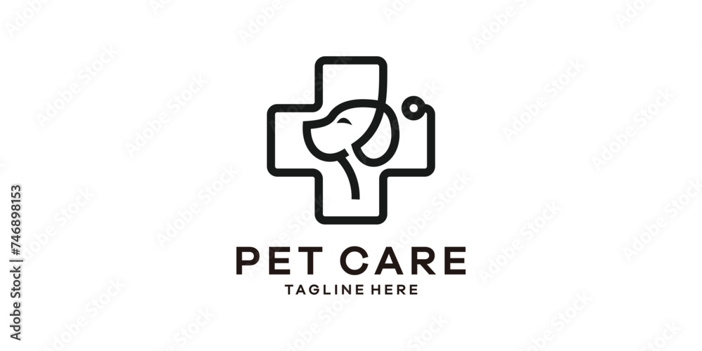 pet health logo design, creative logo design templates, symbols, icons, ideas.
