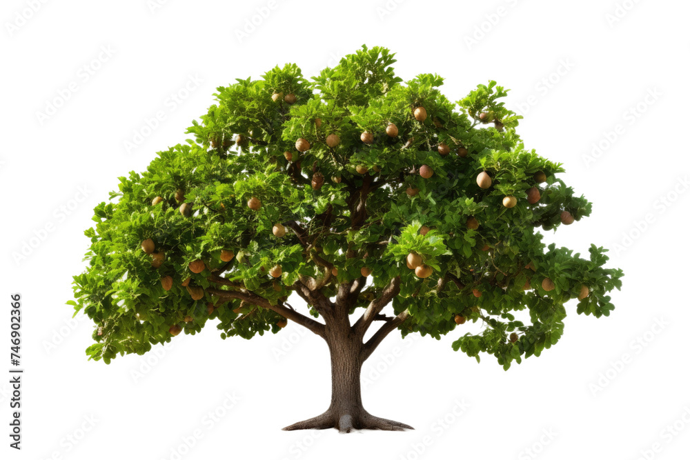 Acorn Tree Isolated On Transparent Background