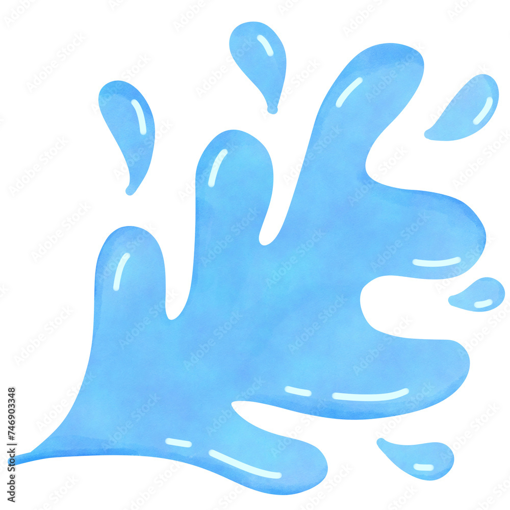 Obraz premium splashing water