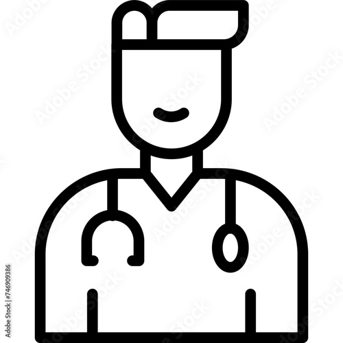 male doctor vector icon design