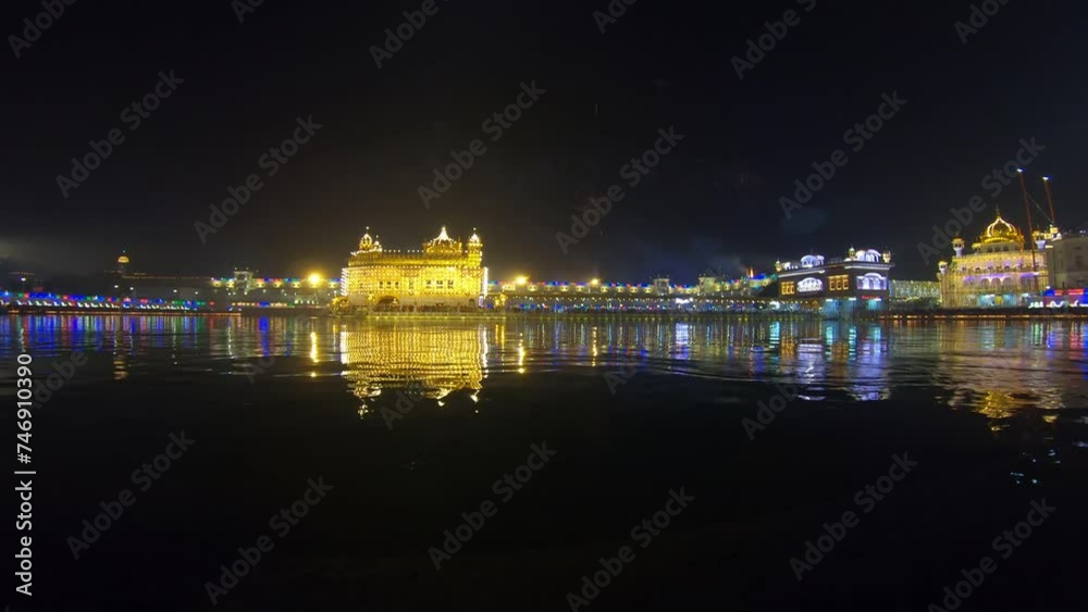 Celebrate Gurupurab in Golden Temple and Fireworks, Fireworks adorn sky around Golden Temple on Guru Ramdas gurpurab Celebrate Gurupurab in Golden Temple and Fireworks, Fireworks adorn sky around Golden Temple on Guru Ramdas gurpurab