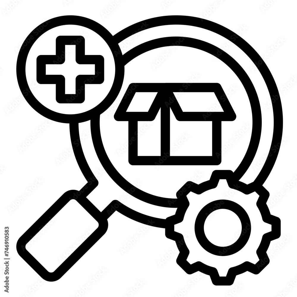 Obraz premium Product Research Icon