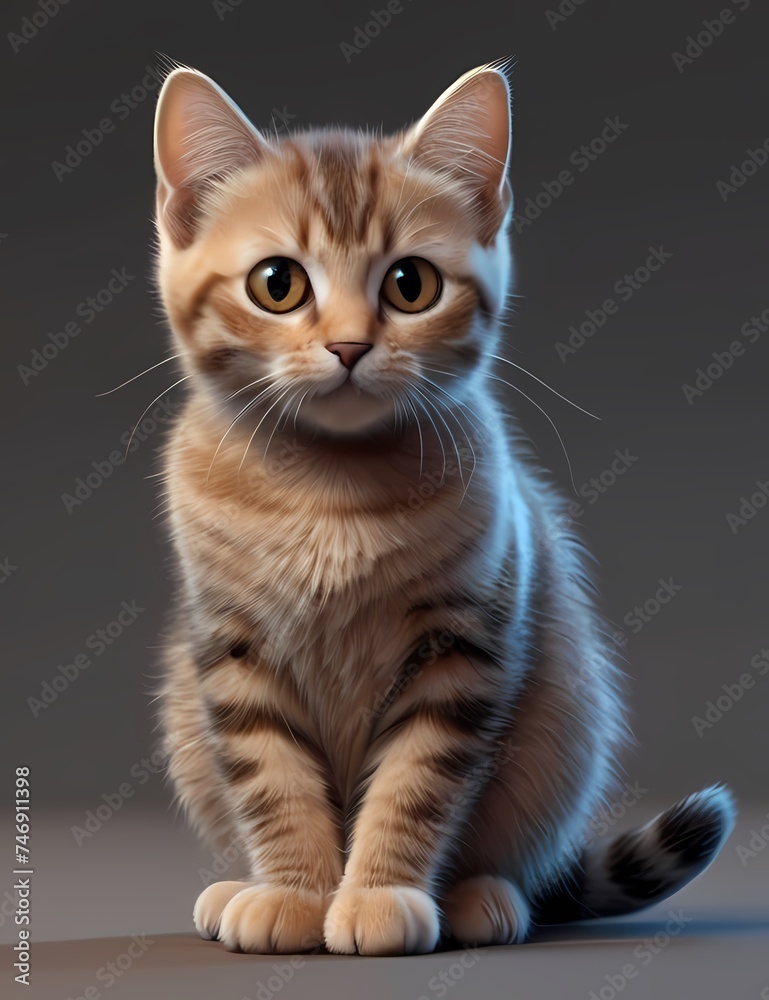 portrait of a cat portrait of a cat