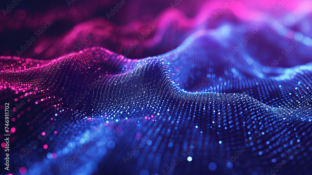 Data points dance in a vivid visualization, a symphony of AI generative complexity. Data points dance in a vivid visualization, a symphony of AI generative complexity.