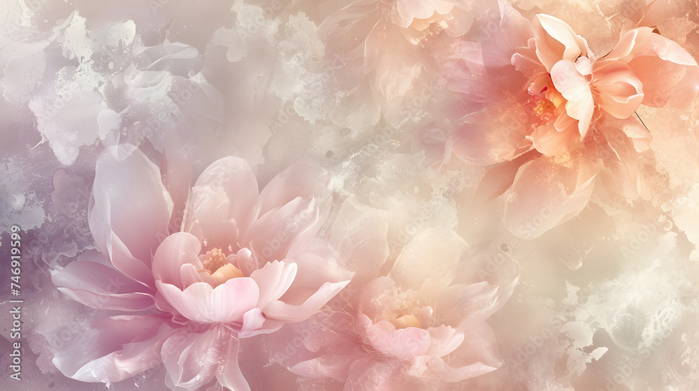 Beautiful abstract soft colour pink and white flower background, white and pink background texture