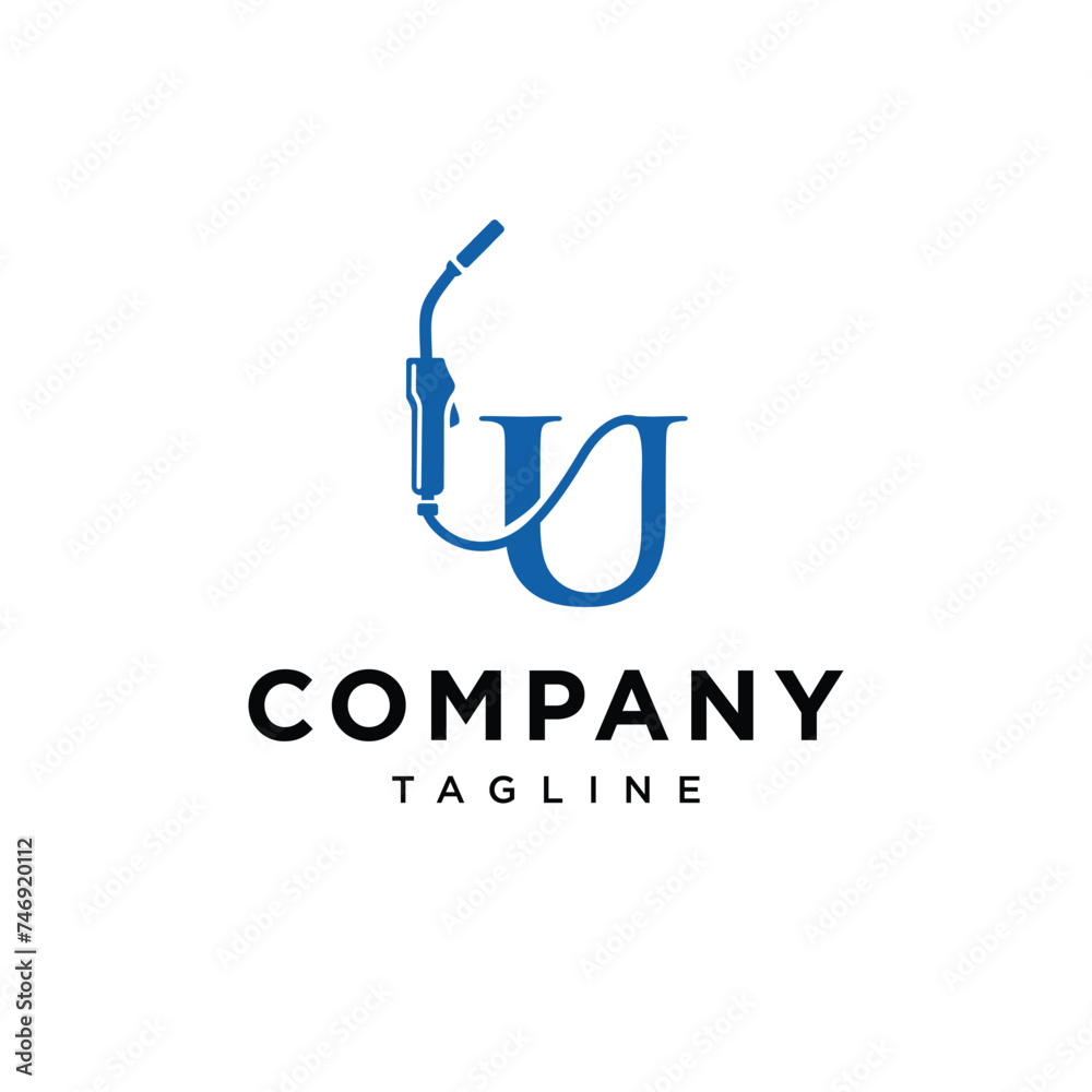 Letter U welding logo icon vector template eps Letter U welding logo icon vector template eps