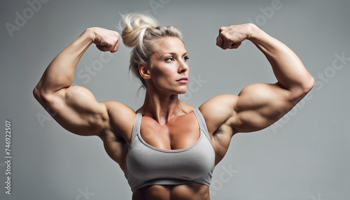 the huge muscles lady 