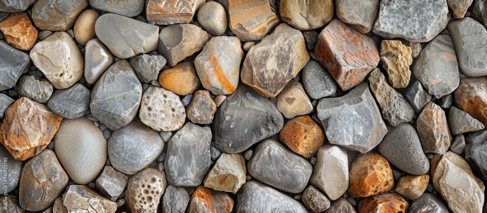 A collection of rocks, neatly stacked on top of each other, creating a tower-like formation. The rocks vary in size and color, adding visual interest to the composition. A collection of rocks, neatly stacked on top of each other, creating a tower-like formation. The rocks vary in size and color, adding visual interest to the composition.