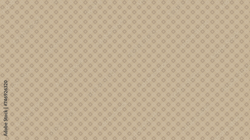 seamless abstract repeated light brown square box crossing line style pattern on creamy White color background seamless abstract repeated light brown square box crossing line style pattern on creamy White color background