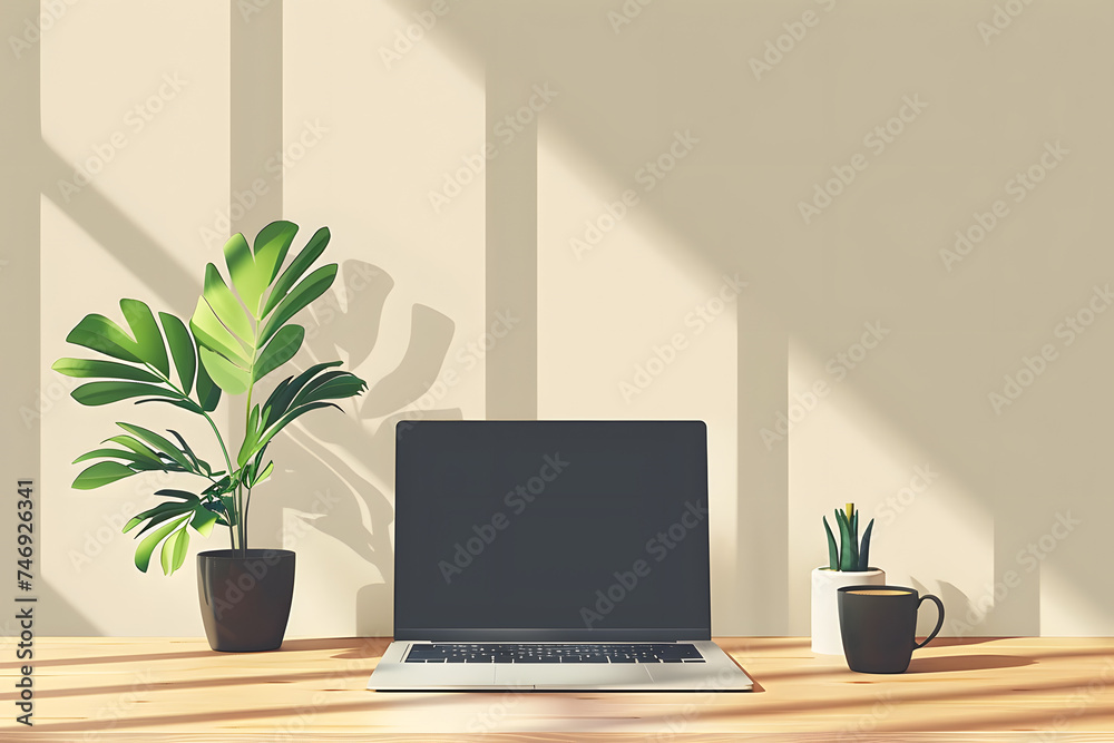 Minimalistic working space Minimalistic working space